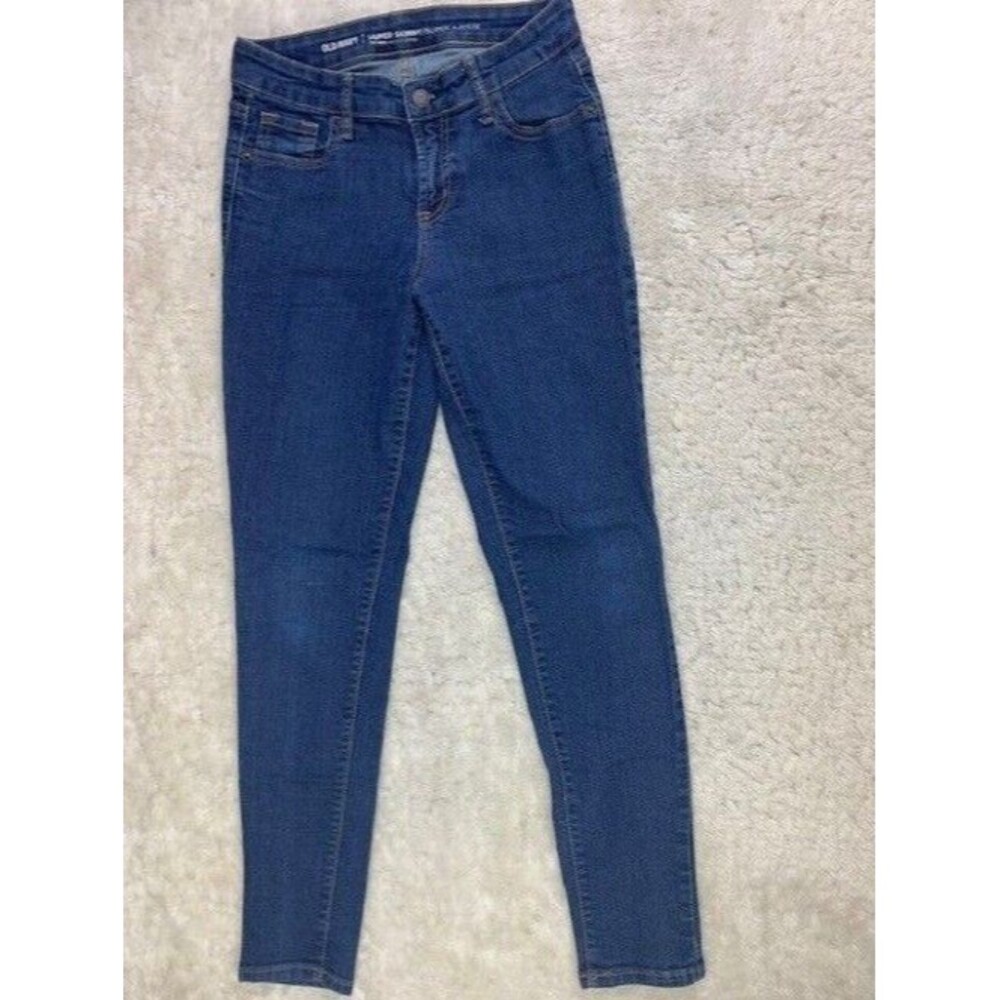 Old Navy Size 2 s Short Womens Jeans Super Skinny Mid Rise Stretch